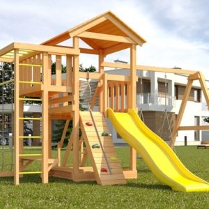 Wooden playground  Master 3 with swing Nest 