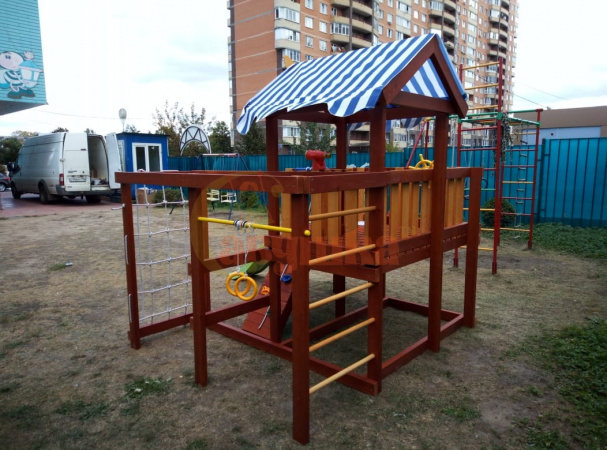 Wooden playground  baby play 8