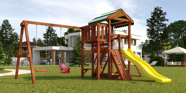 Wooden playground  Mahogany 2