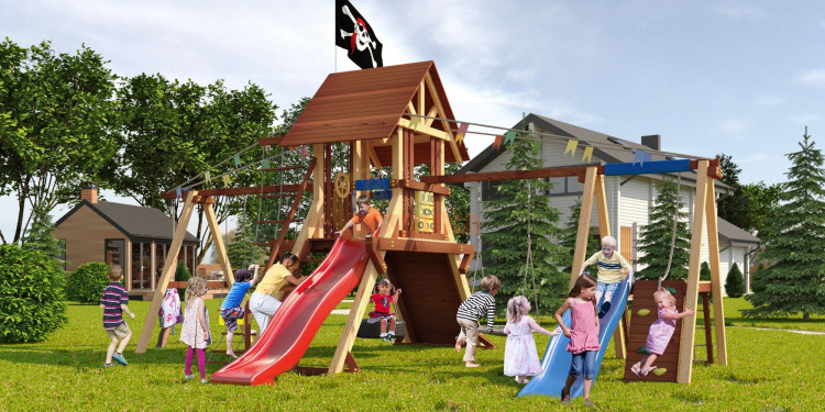 Wooden playground  Luxe 8