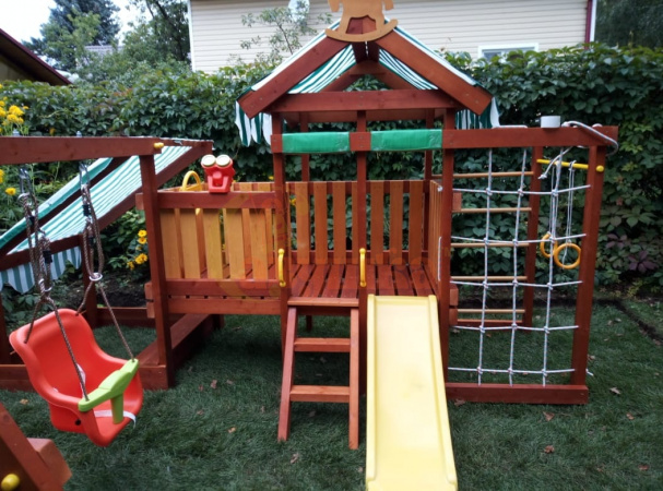 Wooden playground  baby play 12