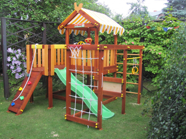 Wooden playground  baby play 8