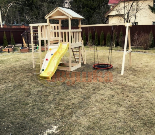 Wooden playground  Master 3 with swing Nest 