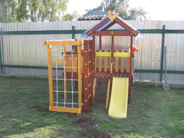 Wooden playground  baby play 1