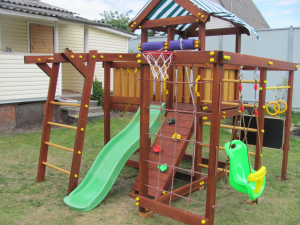 Wooden playground  baby play 5