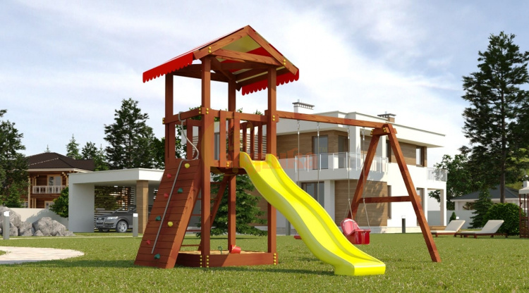 Wooden playground  classic